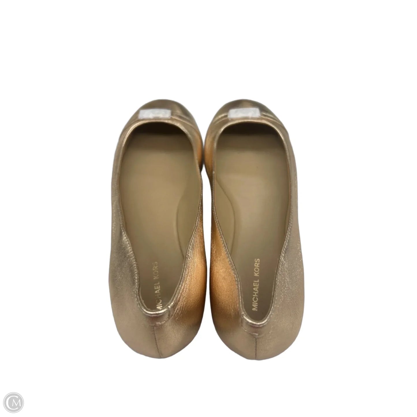 Shoes Designer By Michael Kors In Gold, Size: 7.5