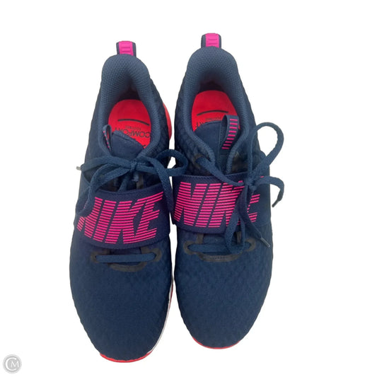 Shoes Athletic By Nike In Blue & Pink, Size: 7