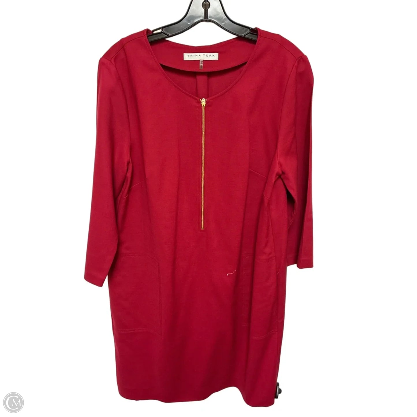 Dress Casual Short By Trina Turk In Red, Size: Xl