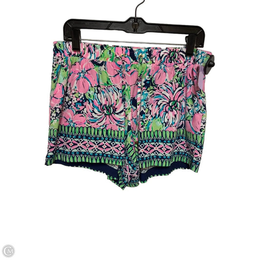 Shorts Designer By Lilly Pulitzer In Blue & Pink, Size: M