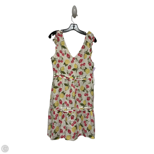 Dress Casual Short By Isaac Mizrahi In Pink & Yellow, Size: S
