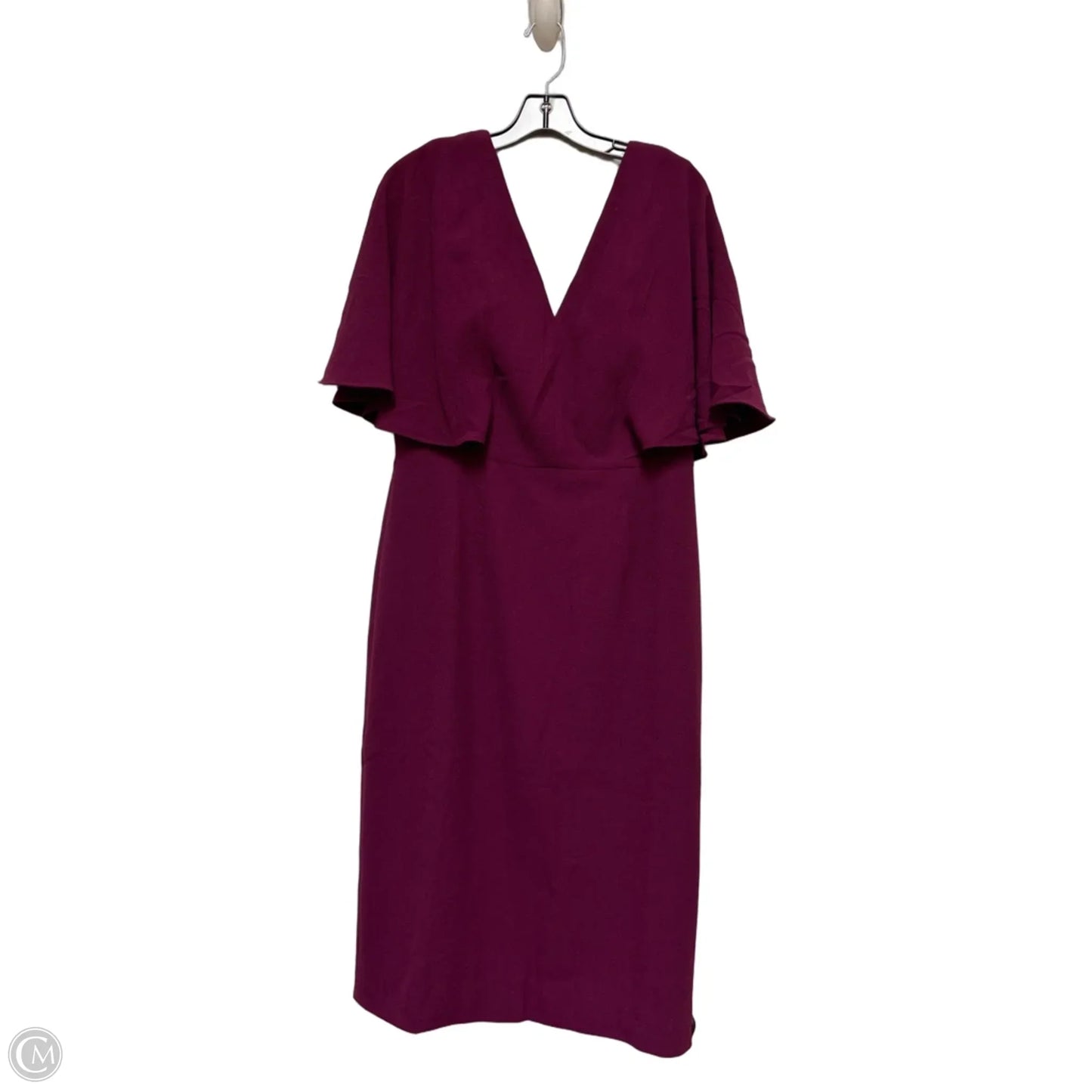 Dress Casual Midi By Dress The Population In Purple, Size: Xl