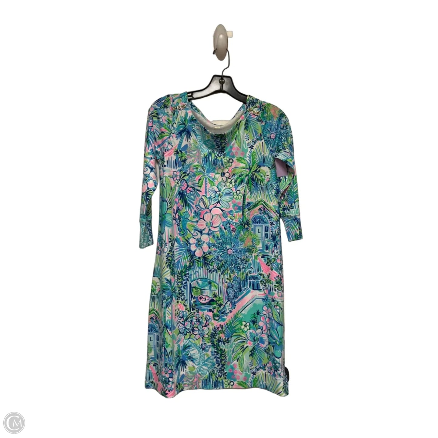 Dress Designer By Lilly Pulitzer In Blue & Pink, Size: S