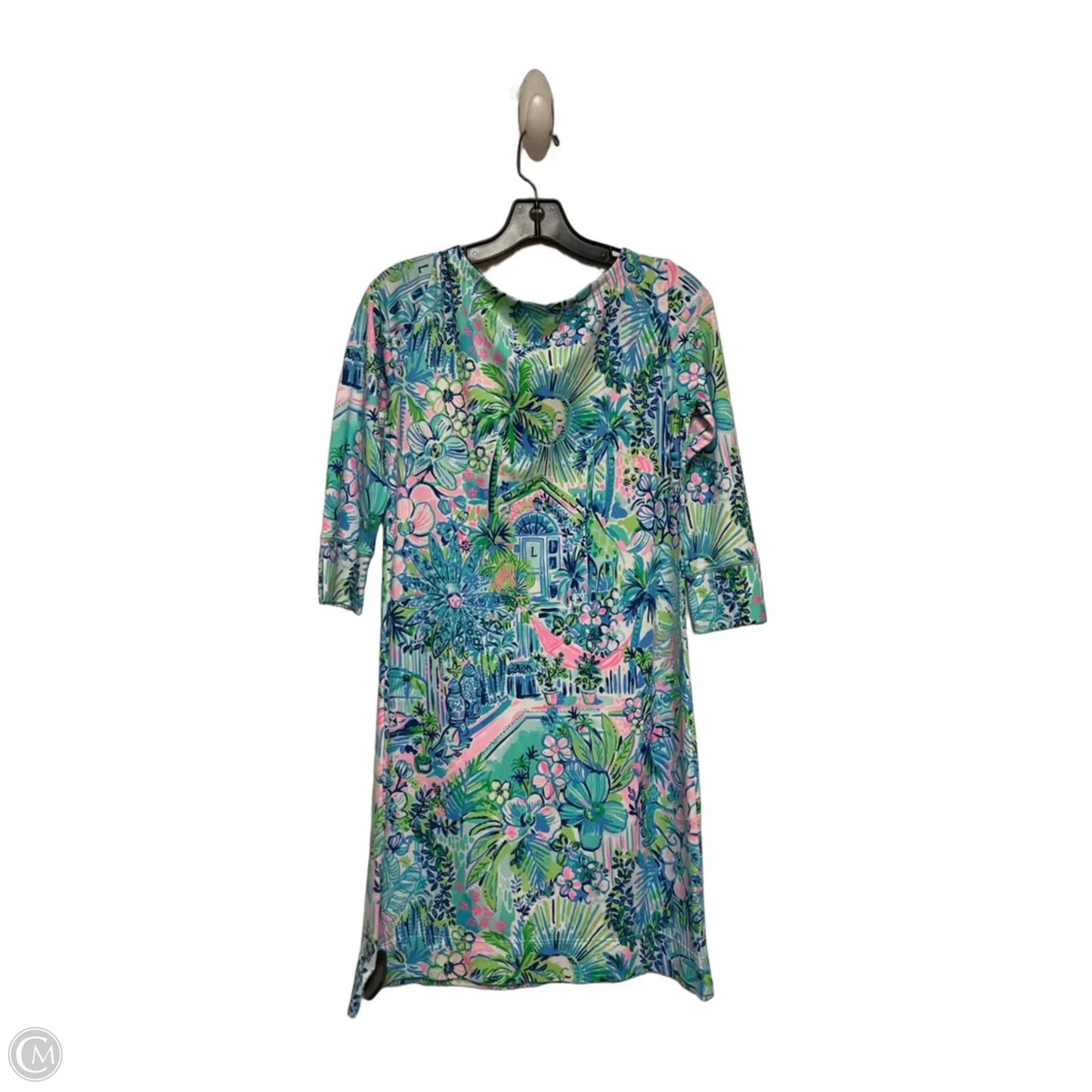 Dress Designer By Lilly Pulitzer In Blue & Pink, Size: S