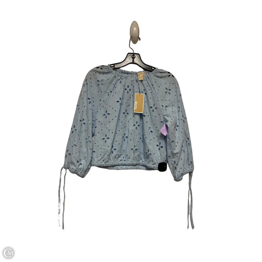 Top Short Sleeve By Michael By Michael Kors In Blue, Size: Sp