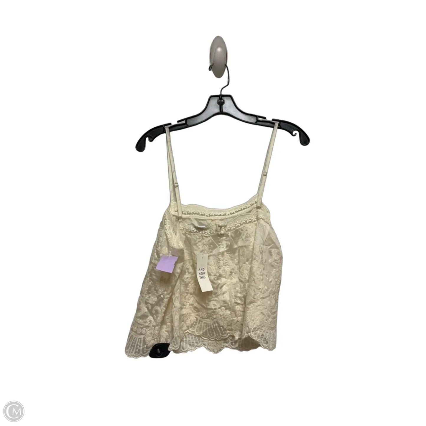 Top Sleeveless By And Now This In Cream, Size: S