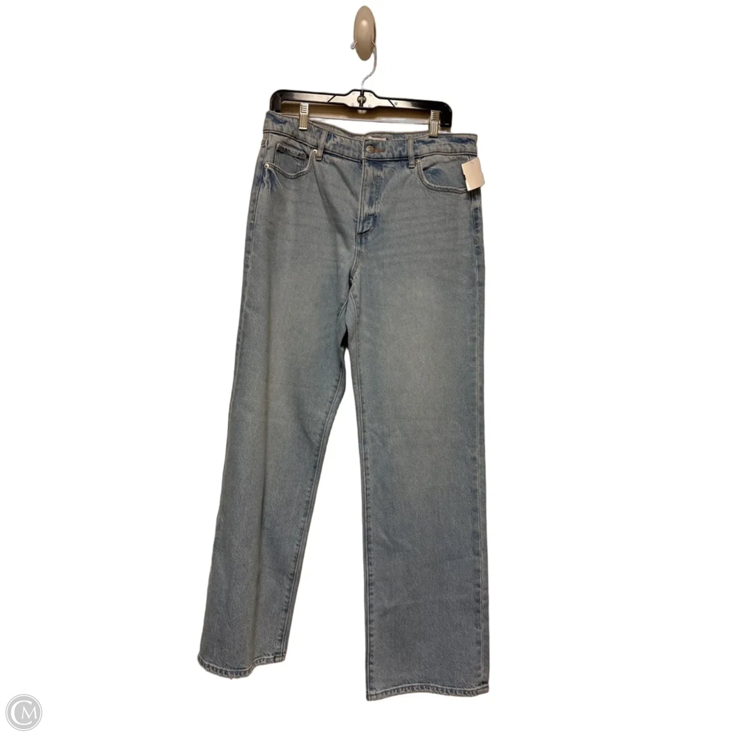 Jeans Straight By Loft In Blue Denim, Size: 8