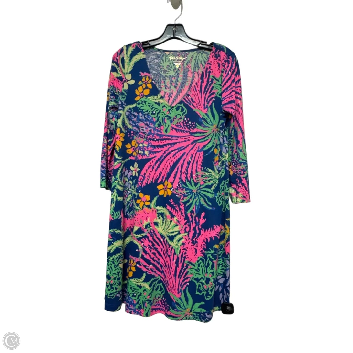 Dress Designer By Lilly Pulitzer In Blue & Pink, Size: S