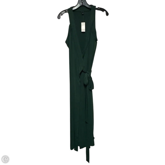 Dress Casual Midi By Ann Taylor In Green, Size: M