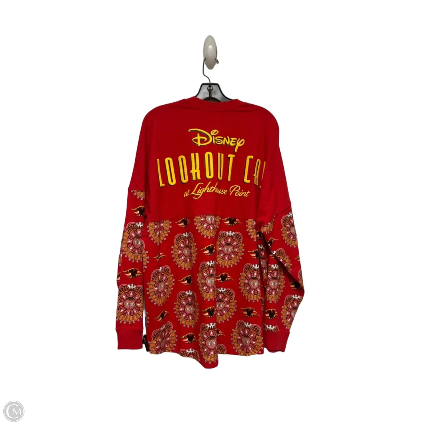 Top Long Sleeve By Disney Store In Red & Yellow, Size: Xl