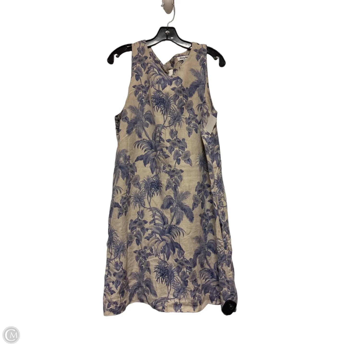 Dress Casual Short By Tommy Bahama In Blue & Tan, Size: L