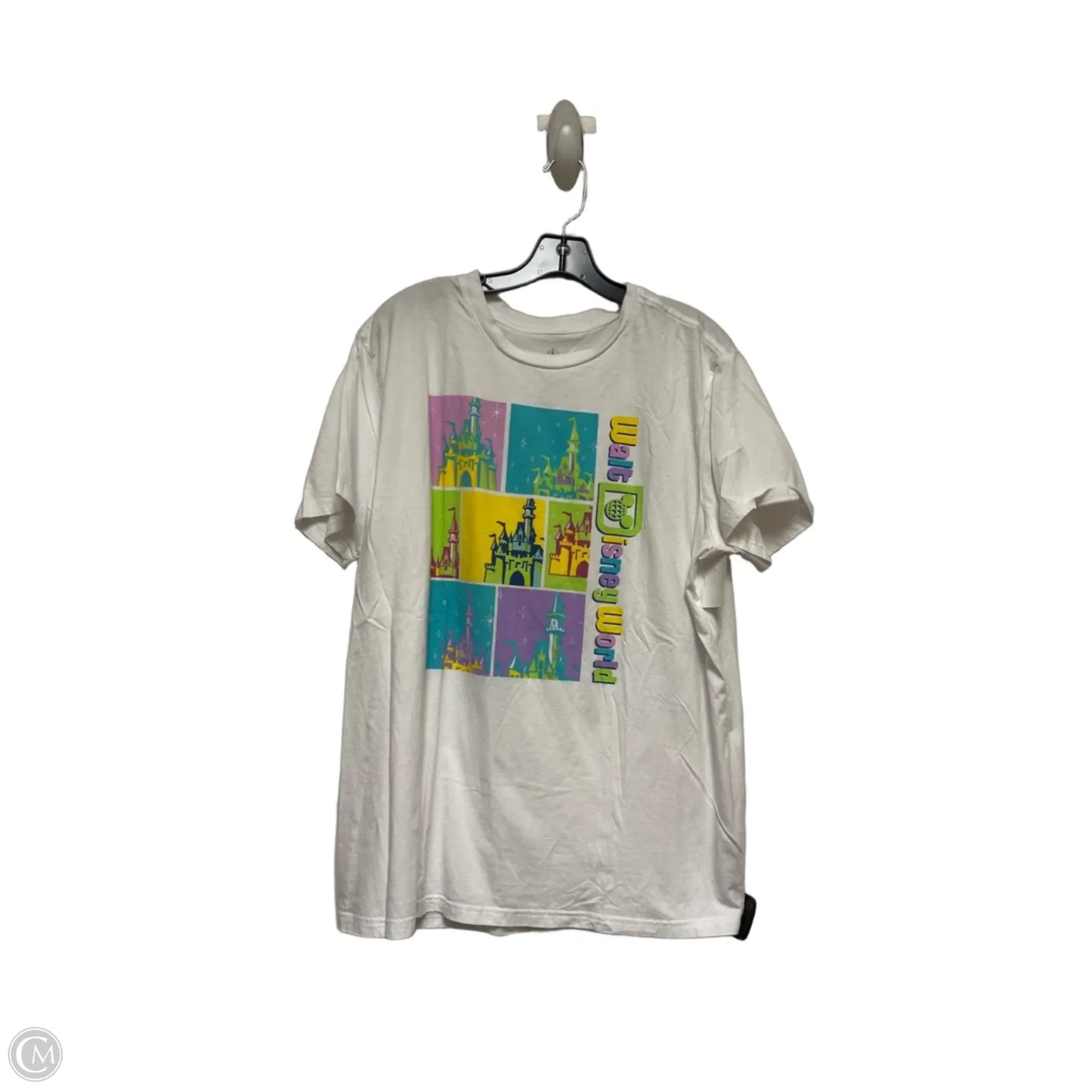 Top Short Sleeve Basic By Disney Store In White, Size: L