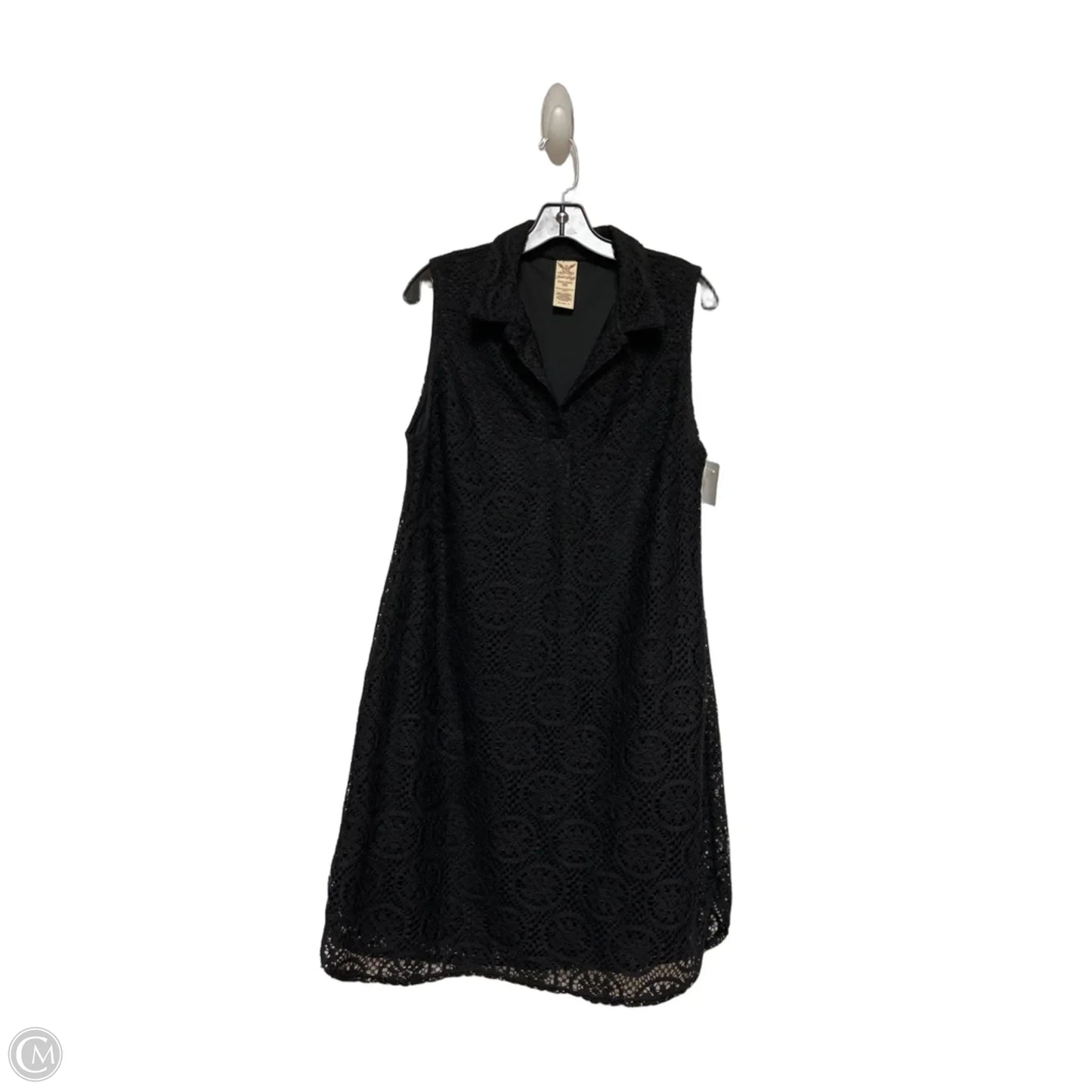 Dress Casual Short By Faded Glory In Black, Size: Xxl