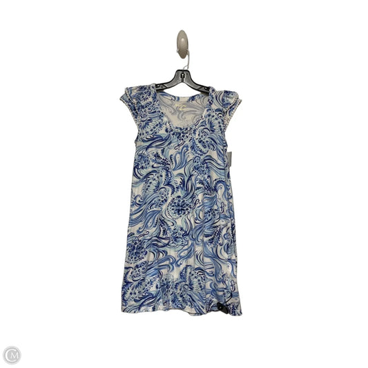 Dress Designer By Lilly Pulitzer In Blue & White, Size: S