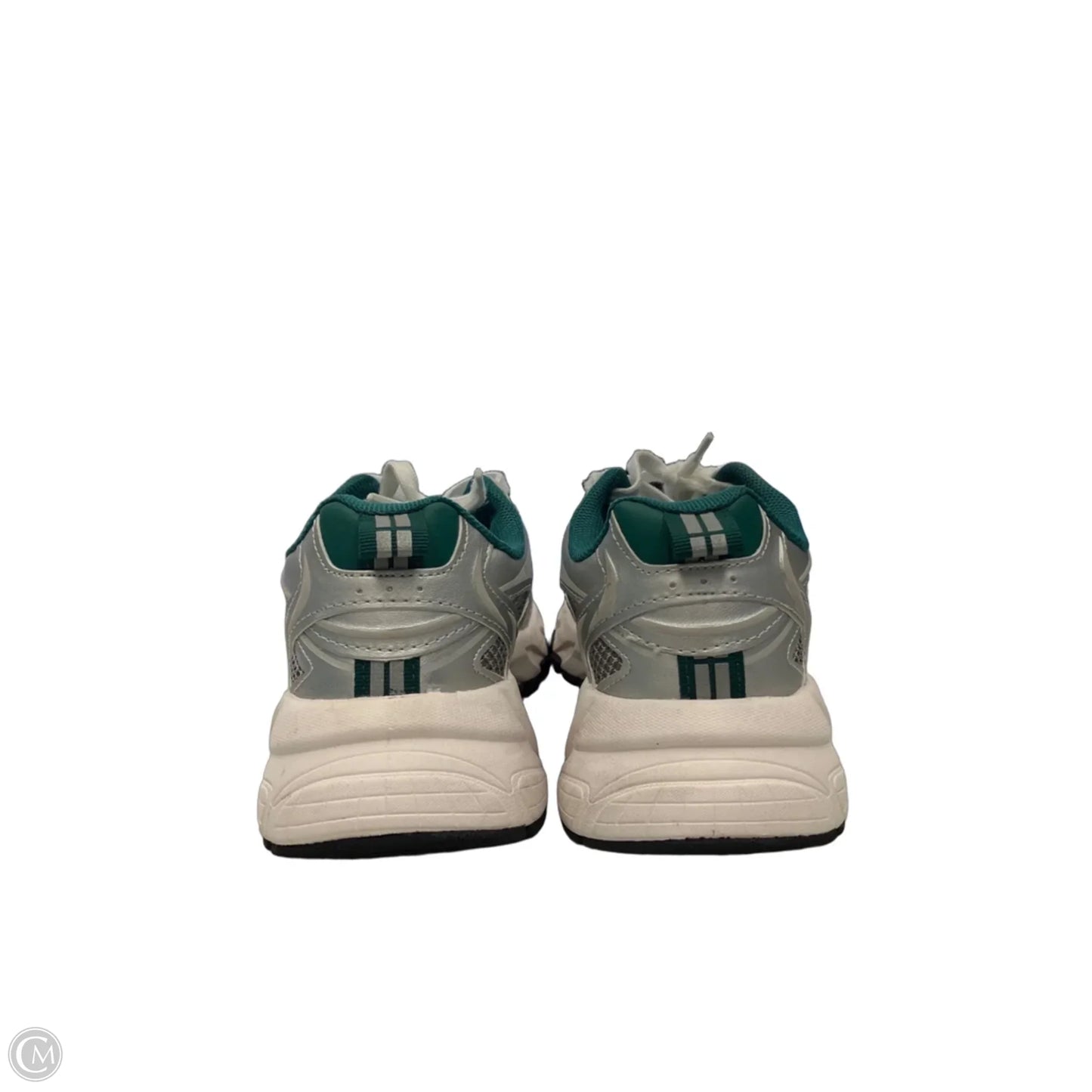 Shoes Athletic By Zara In Green & Silver, Size: 5