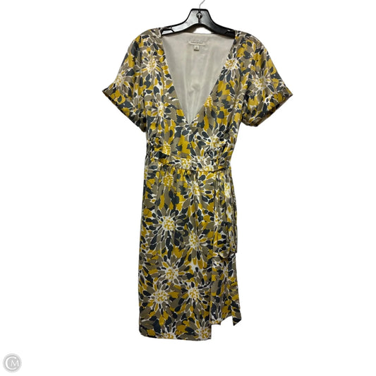 Dress Casual Short By Banana Republic In Brown & Yellow, Size: M