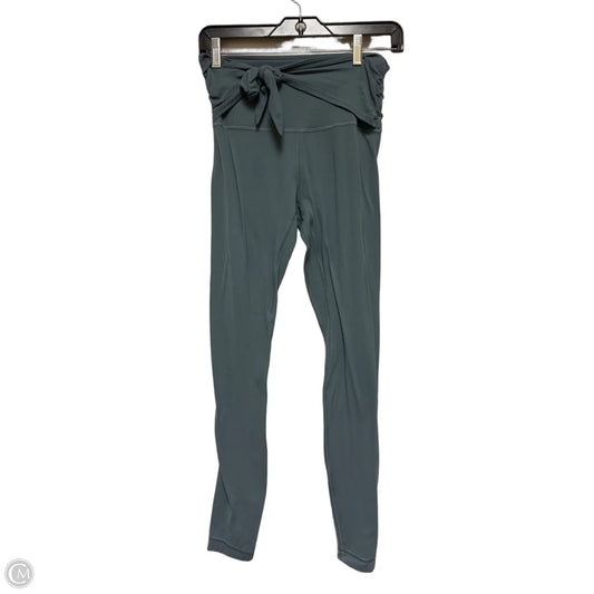 Athletic Leggings By Lululemon In Blue, Size: 6