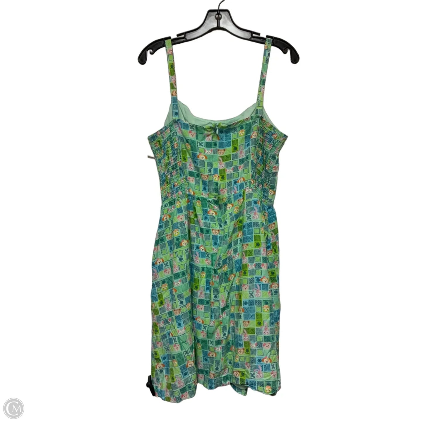 Dress Casual Short By Disney In Blue & Green, Size: L