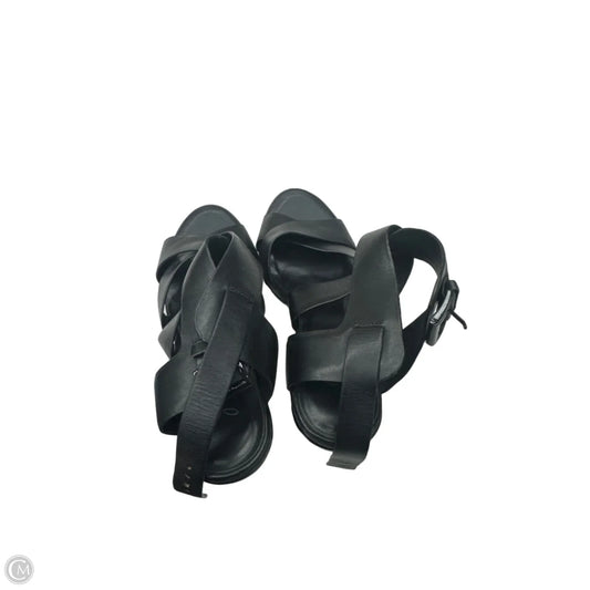 Sandals Heels Block By Joie In Black, Size: 9