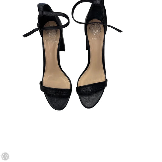 Sandals Heels Block By Vince Camuto In Black, Size: 9.5