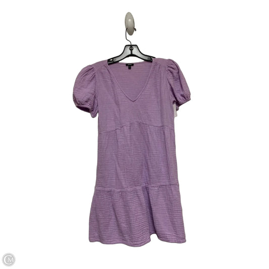 Dress Casual Short By Express In Purple, Size: Xs