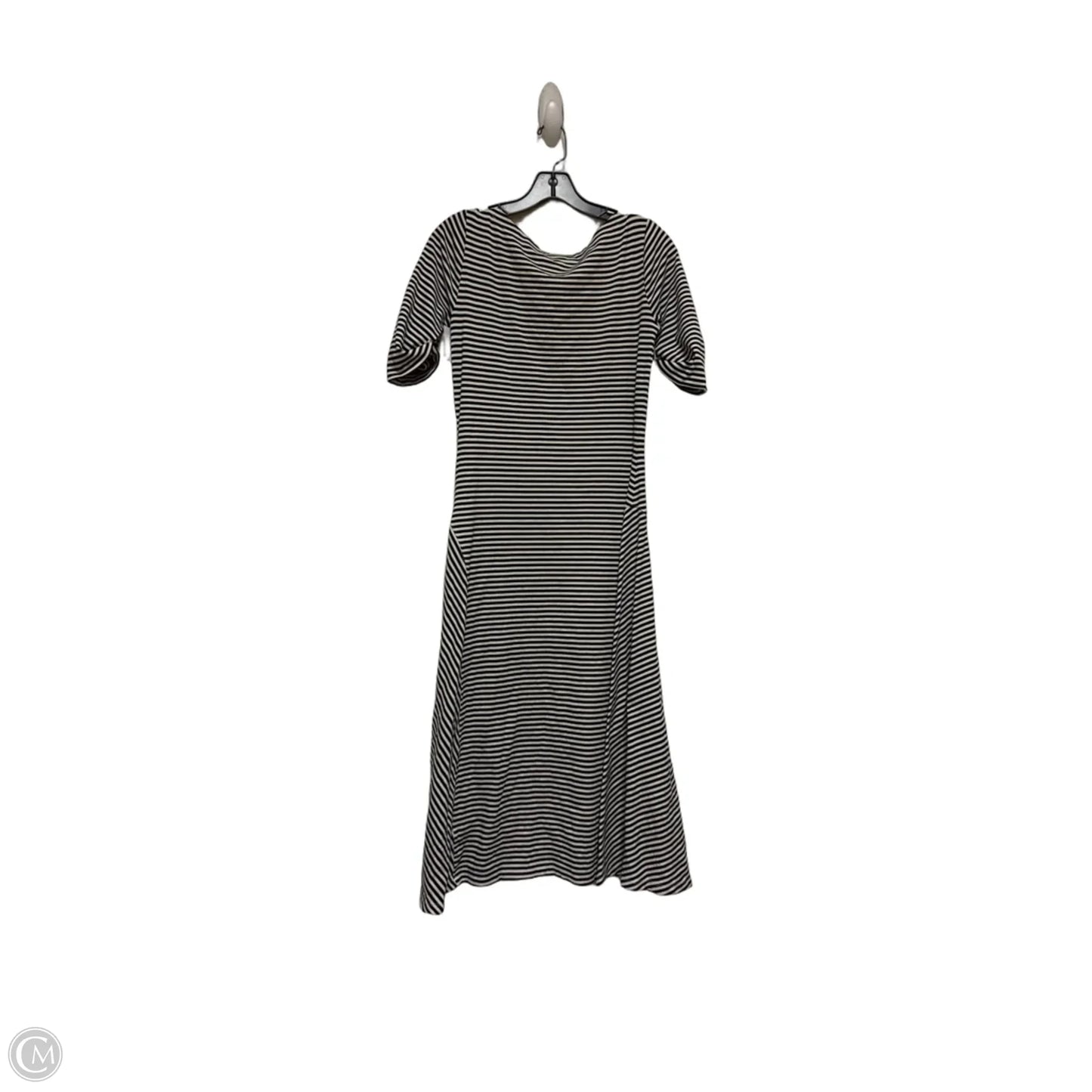 Dress Casual Midi By Lauren By Ralph Lauren In Striped Pattern, Size: M