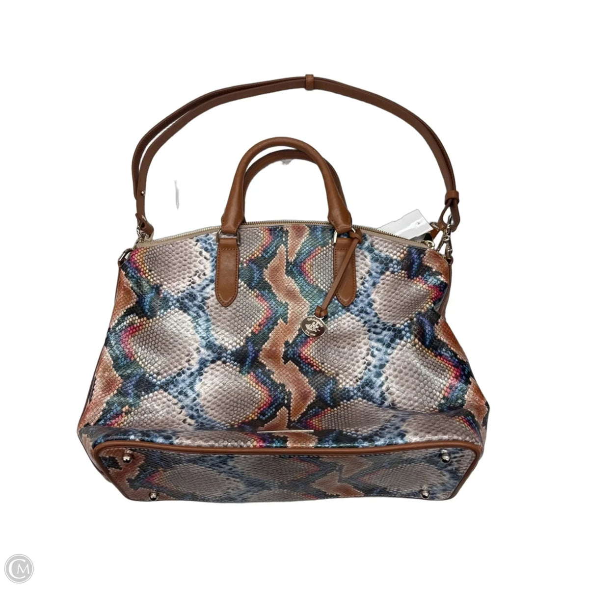 Handbag Designer By Brahmin, Size: Large