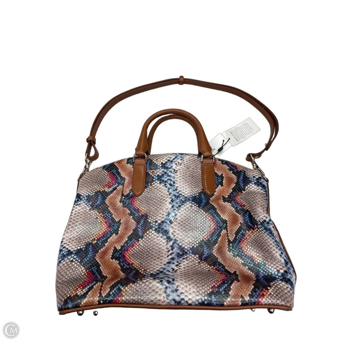 Handbag Designer By Brahmin, Size: Large