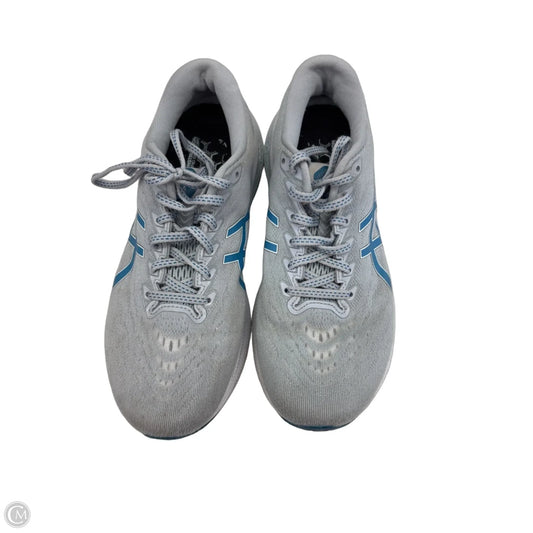 Shoes Athletic By Asics In Blue & Grey, Size: 8