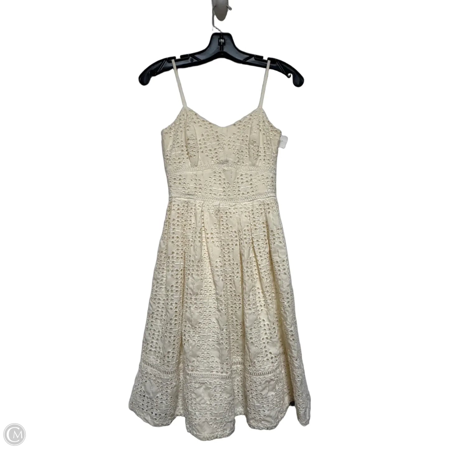 Dress Casual Short By Modcloth In Cream, Size: Xxs