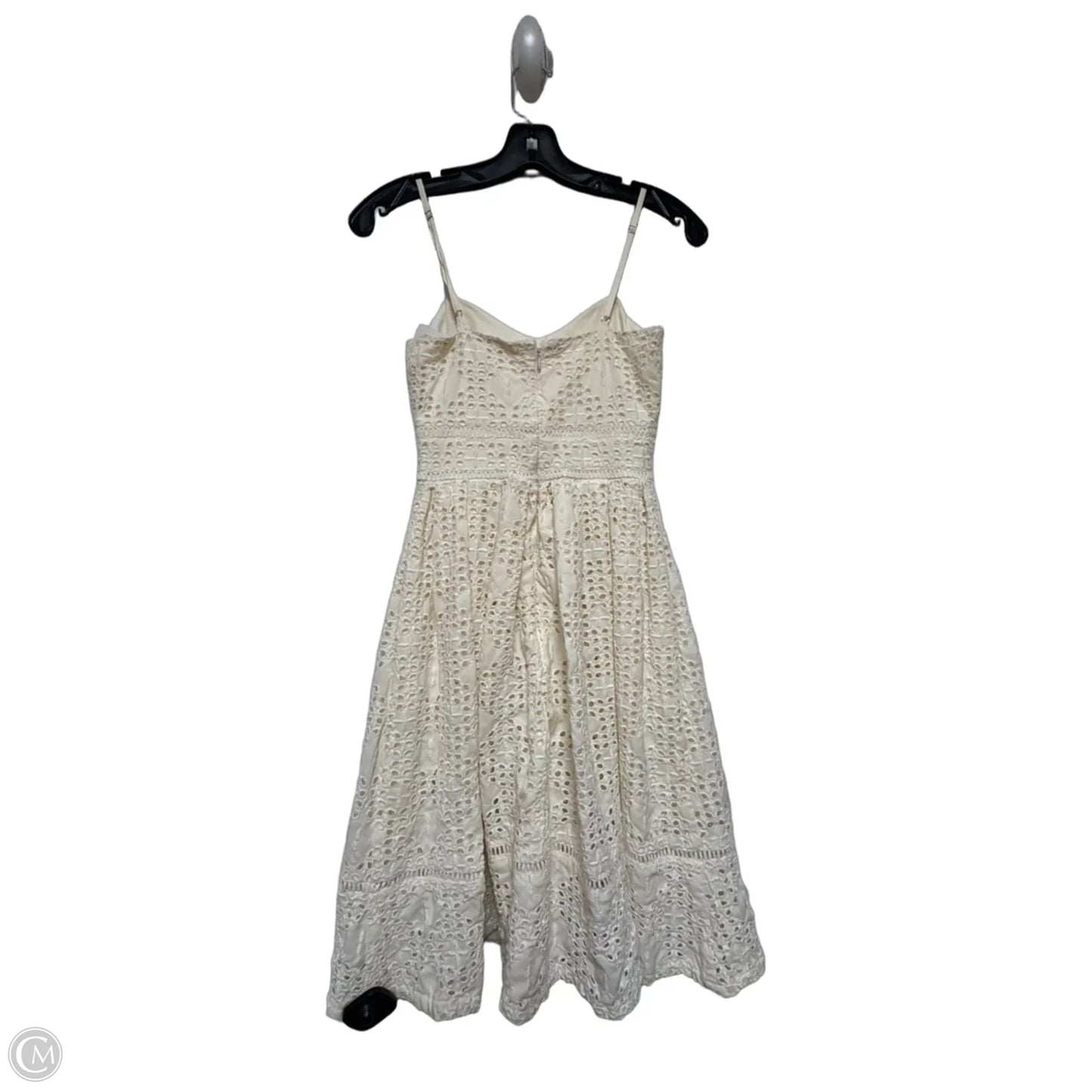 Dress Casual Short By Modcloth In Cream, Size: Xxs