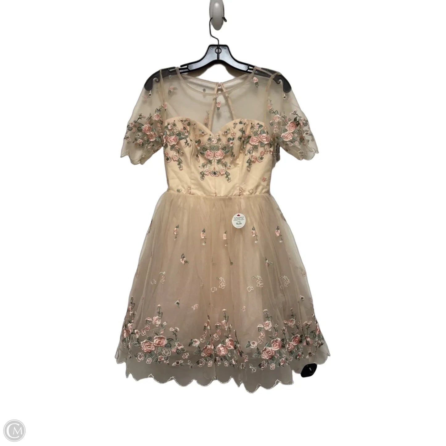 Dress Party Short By Clothes Mentor In Floral Print, Size: S