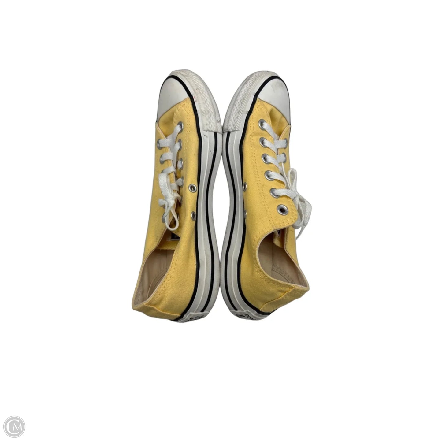 Shoes Sneakers By Converse In Yellow, Size: 8