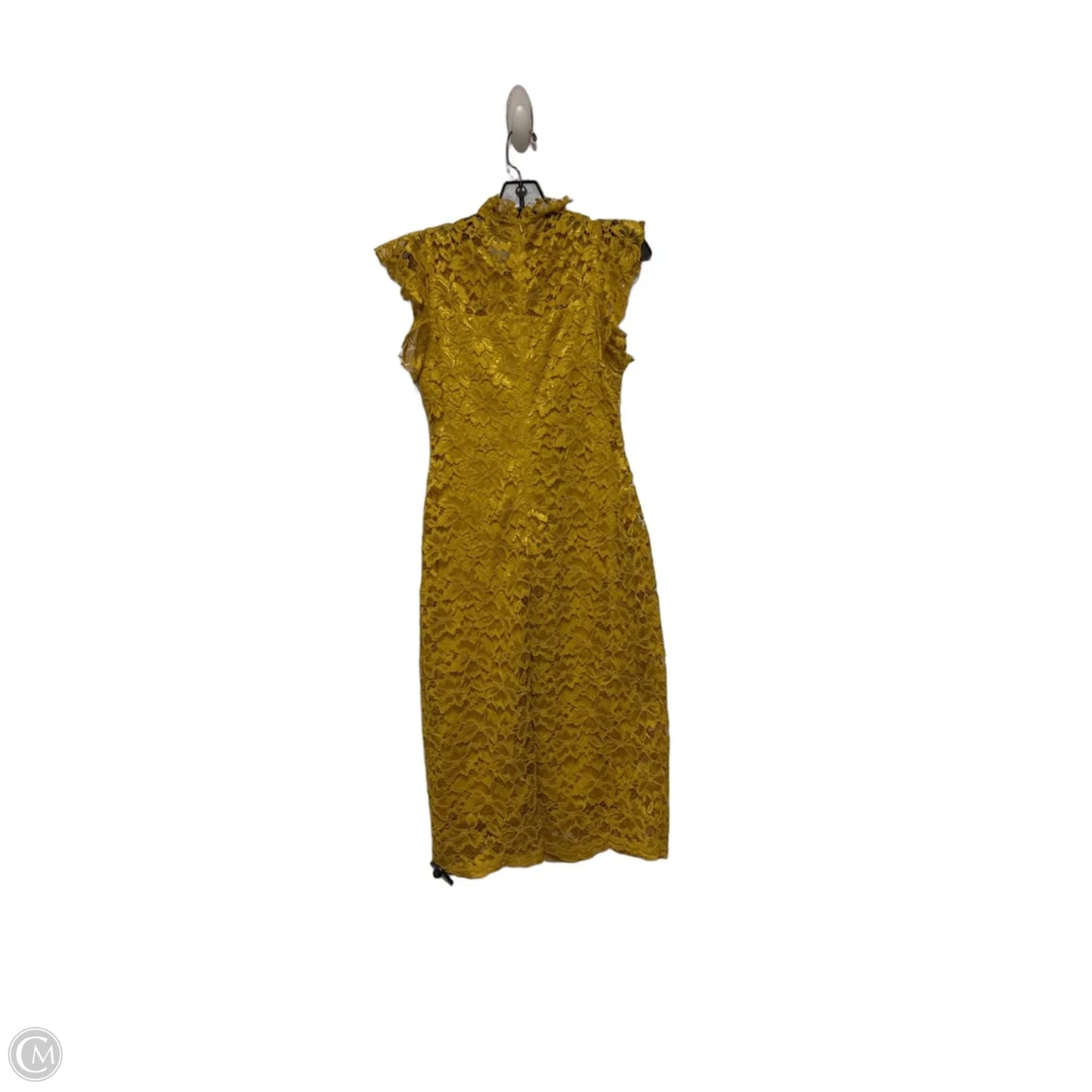 Dress Casual Midi By Clothes Mentor In Yellow, Size: S