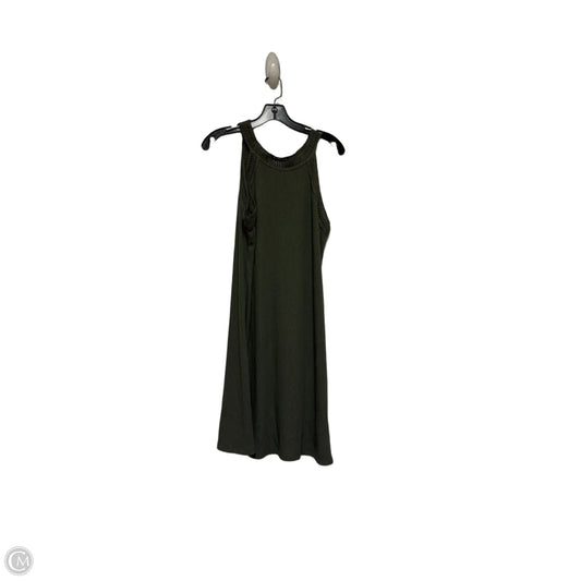 Dress Casual Midi By Time And Tru In Green, Size: M