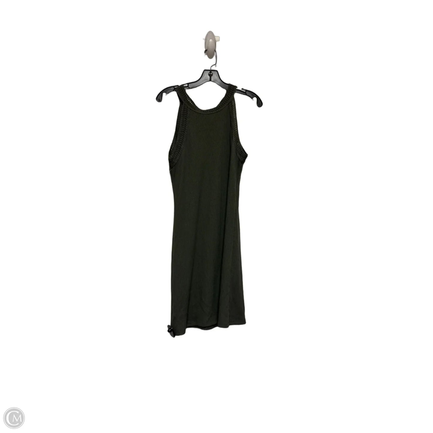 Dress Casual Midi By Time And Tru In Green, Size: M