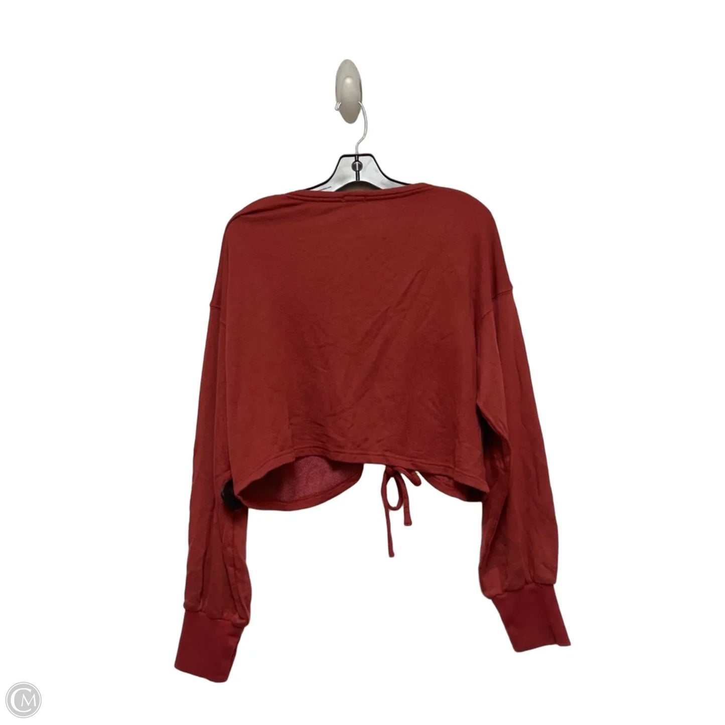 Top Long Sleeve By Offline In Red, Size: M
