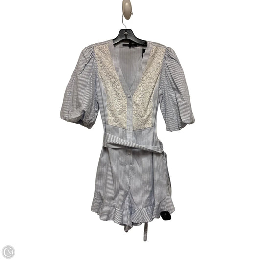 Dress Casual Short By Bcbgmaxazria In Blue & White, Size: Xs