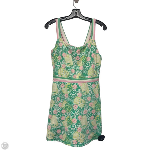 Dress Designer By Lilly Pulitzer In Green & Pink, Size: S