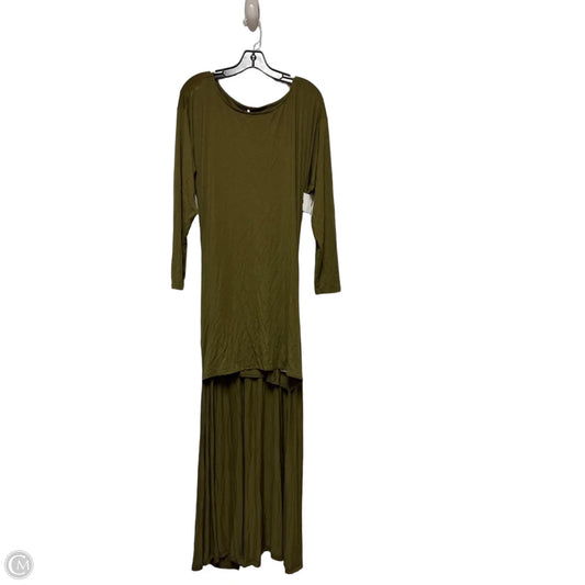 Dress Casual Maxi By Free People In Green, Size: Xs