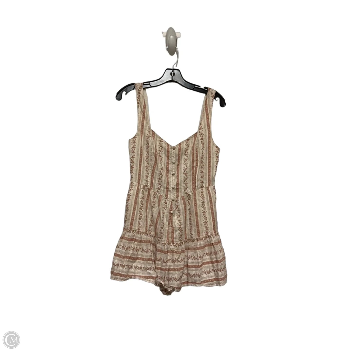 Romper By American Eagle In Tan, Size: S