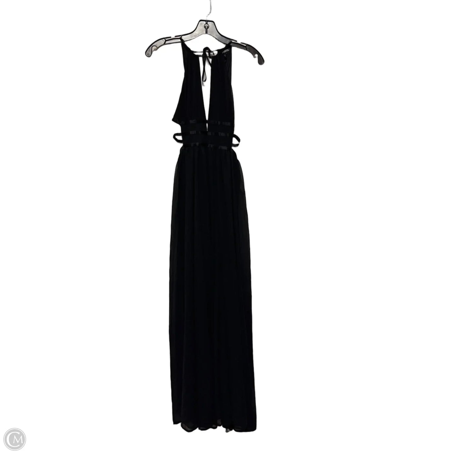 Dress Casual Maxi By Express In Black, Size: Xs