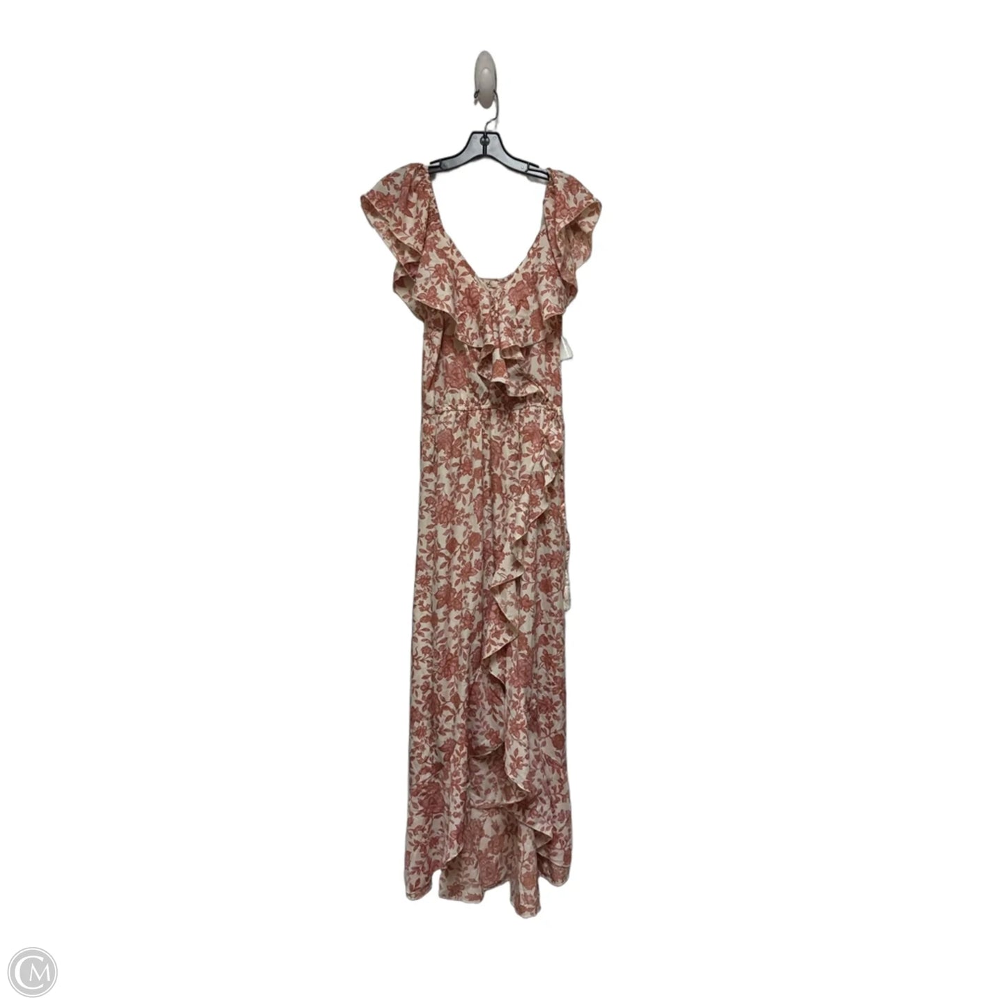 Dress Casual Maxi By Blush In Cream & Pink, Size: Xl
