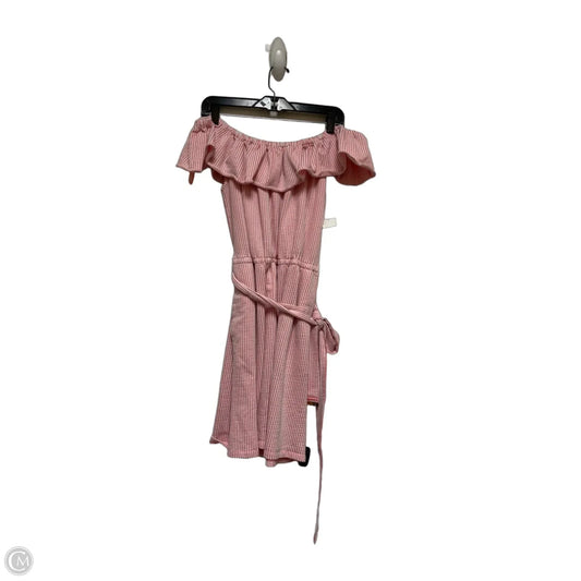 Dress Casual Short By Michael By Michael Kors In Striped Pattern, Size: L