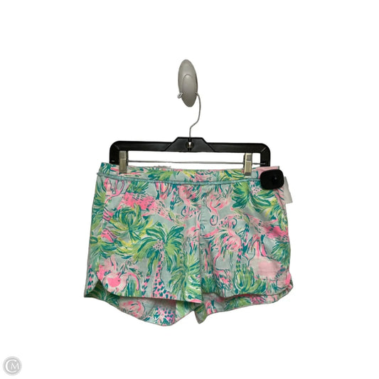 Shorts Designer By Lilly Pulitzer In Green & Pink, Size: 6