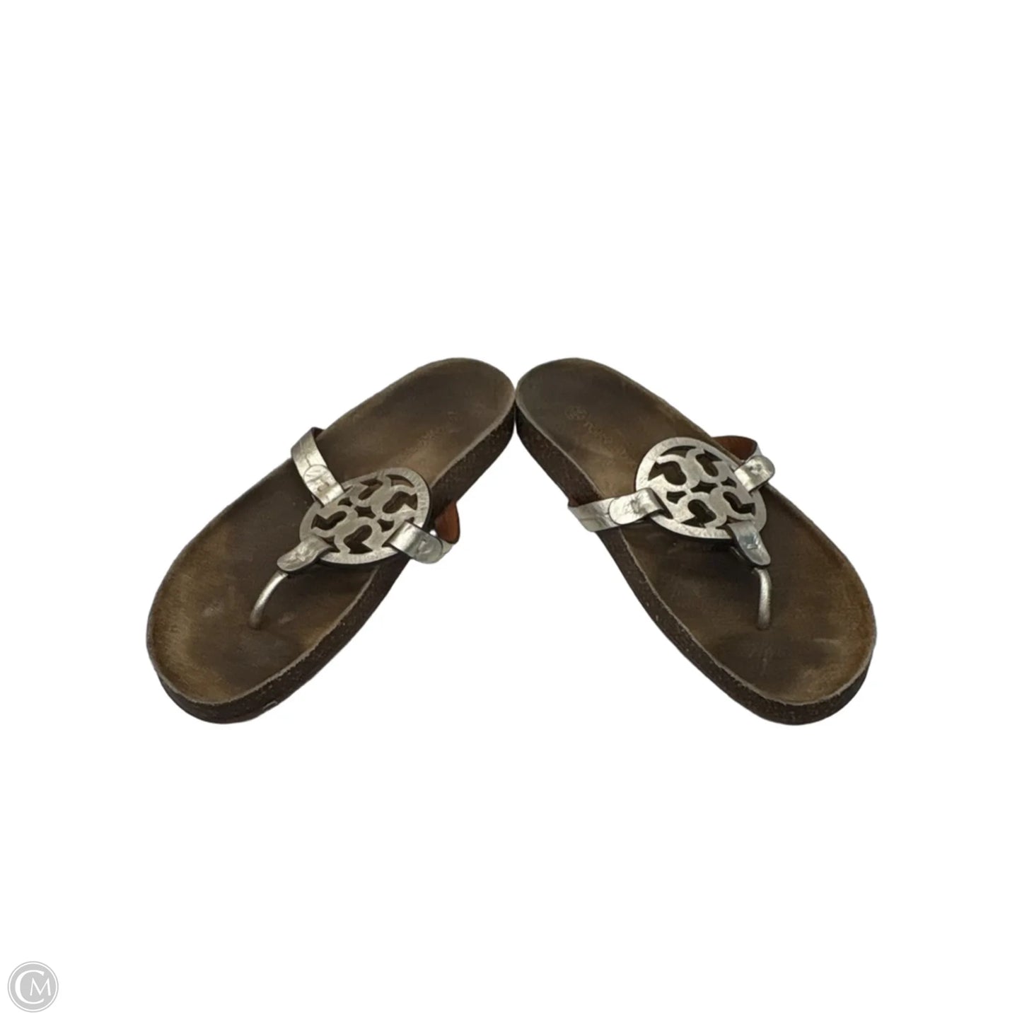 Sandals Designer By Tory Burch In Gold, Size: 9