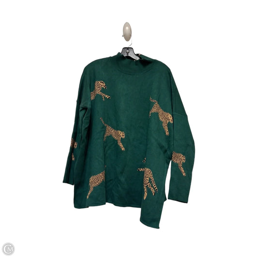 Sweater By Entro In Leopard Print, Size: M