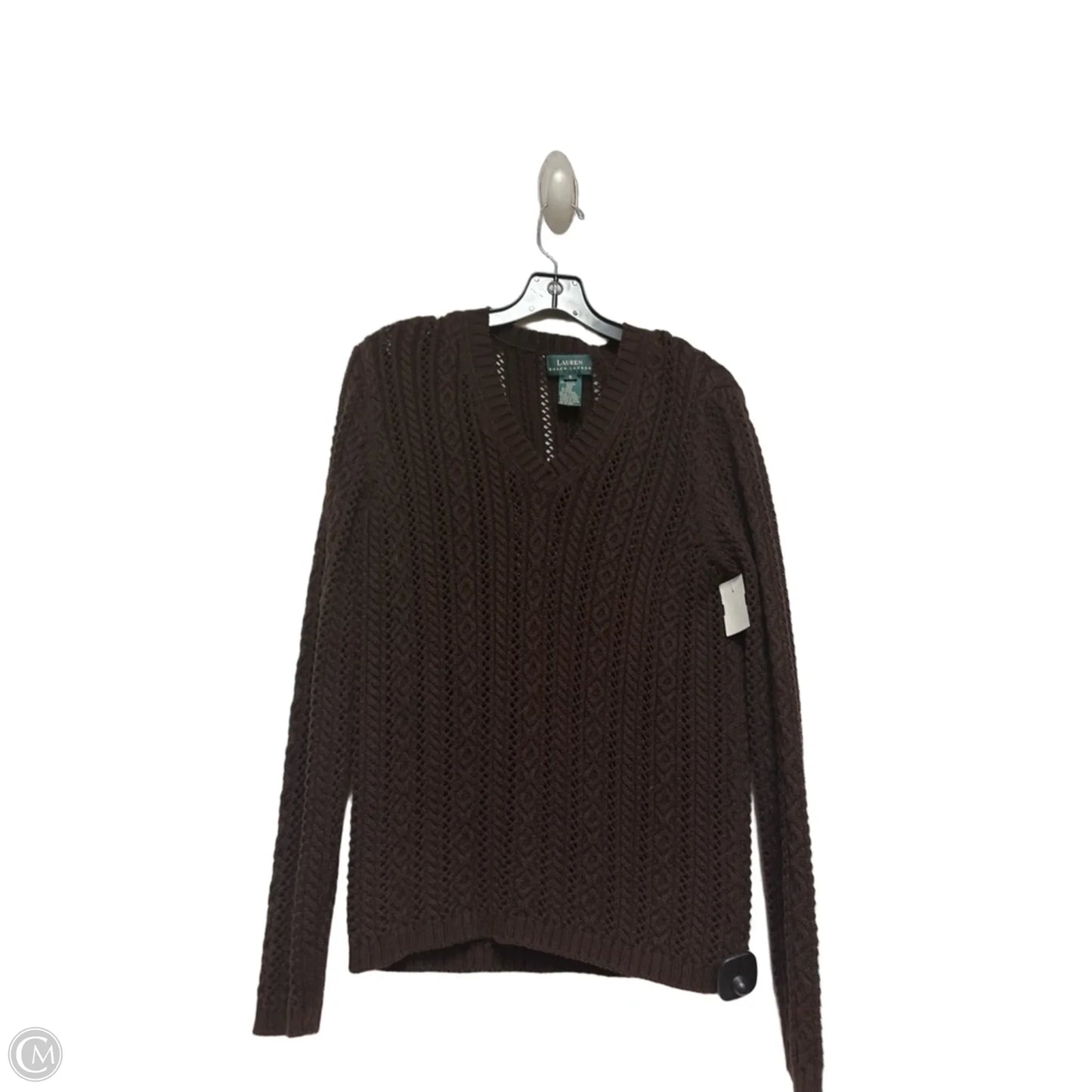 Sweater By Lauren By Ralph Lauren In Brown, Size: S