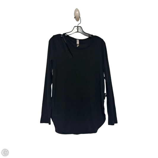 Athletic Top Long Sleeve Crewneck By Alo In Black, Size: M