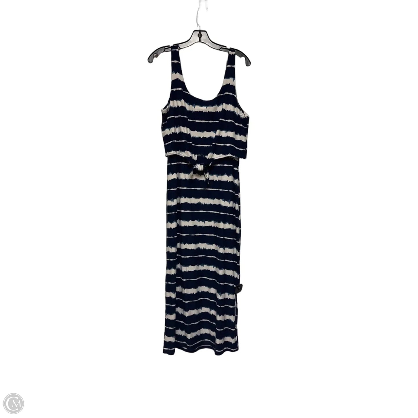 Dress Casual Maxi By Emily Daniels In Blue & White, Size: M